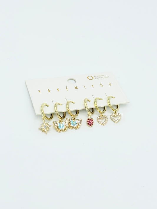 Vip 6'lı Set Küpe VS004