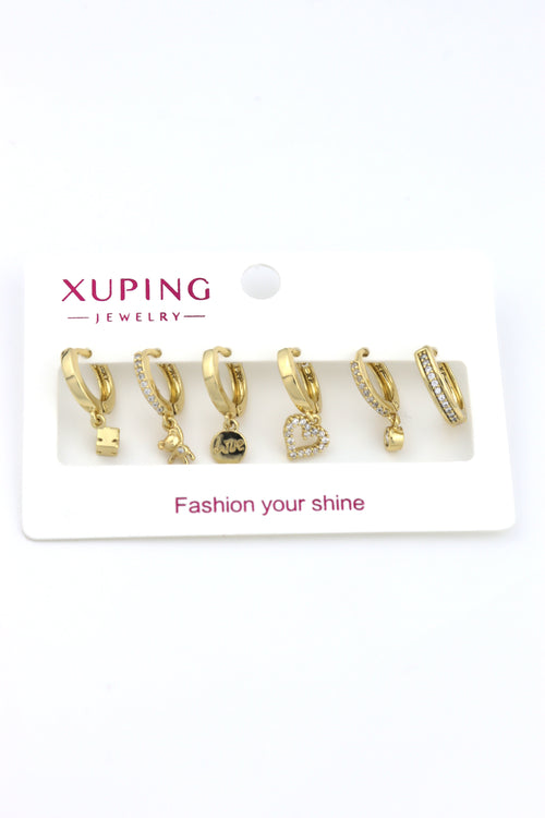 Xuping 6'lı Set Küpe039