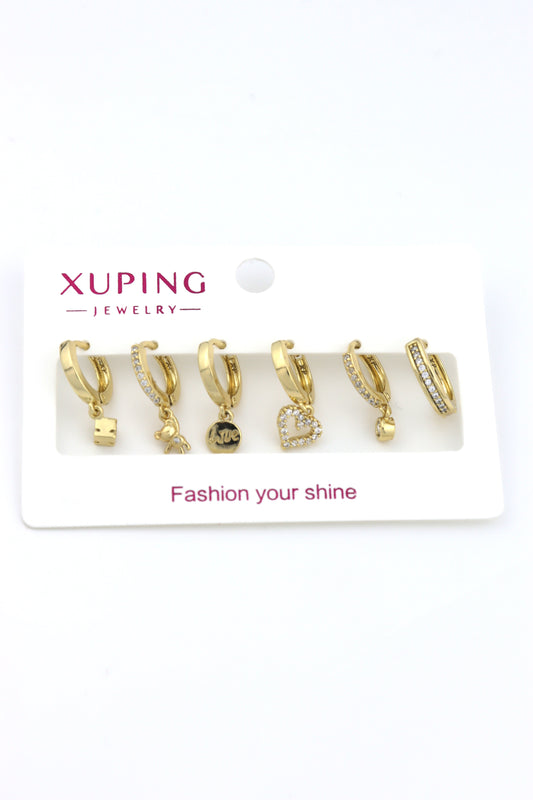 Xuping 6'lı Set Küpe039