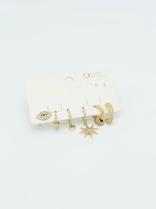 Vip 6'lı Set Küpe VS012