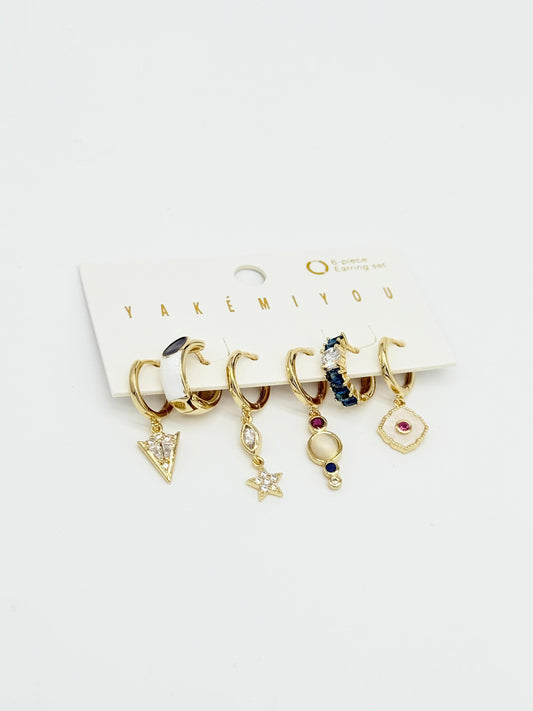 Vip 6'lı Set Küpe VS048