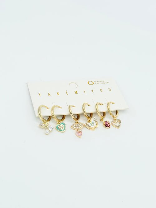 Vip 6'lı Set Küpe VS051