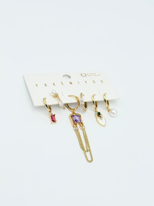 Vip 6'lı Set Küpe VS052