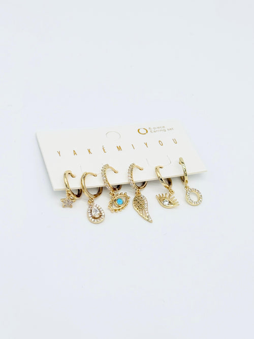Vip 6'lı Set Küpe VS058