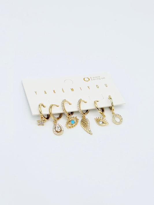 Vip 6'lı Set Küpe VS058