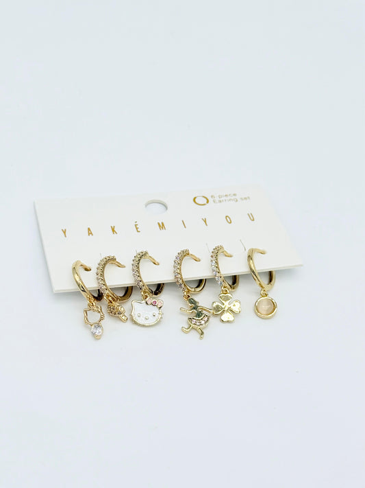 Vip 6'lı Set Küpe VS061