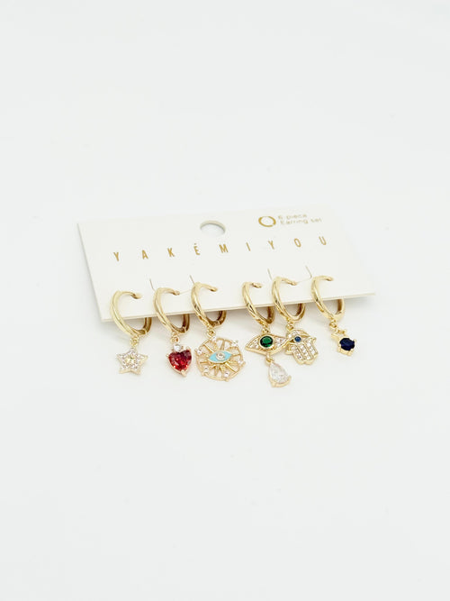 Vip 6'lı Set Küpe VS066